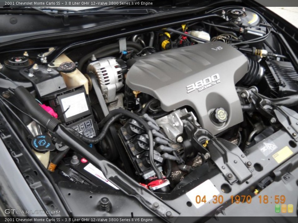 3.8 Liter OHV 12-Valve 3800 Series II V6 Engine for the 2001 Chevrolet Monte Carlo #57801848