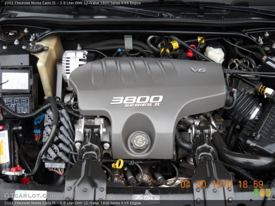 3.8 Liter OHV 12-Valve 3800 Series II V6 Engine for the 2001 Chevrolet Monte Carlo #57801858