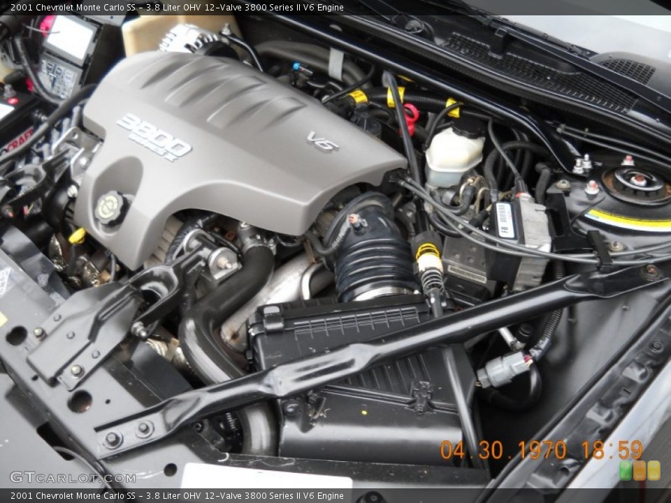 3.8 Liter OHV 12-Valve 3800 Series II V6 Engine for the 2001 Chevrolet Monte Carlo #57801869