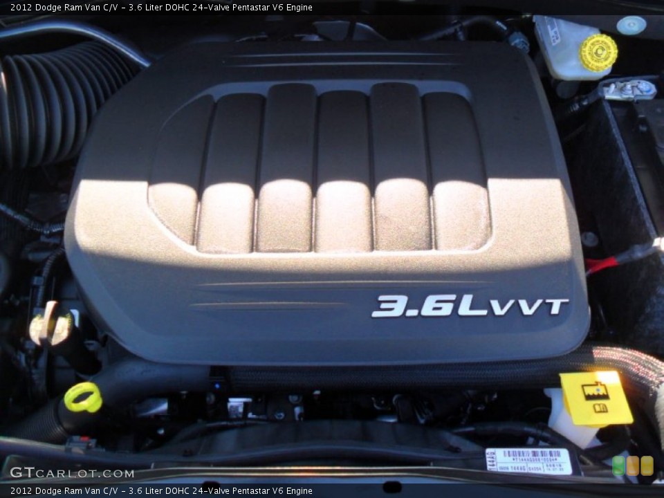 3.6 Liter DOHC 24-Valve Pentastar V6 Engine for the 2012 Dodge Ram Van #57804893