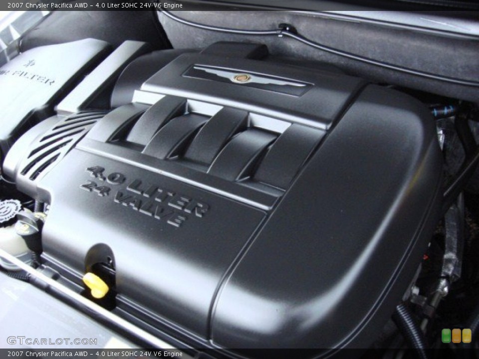 4.0 Liter SOHC 24V V6 2007 Chrysler Pacifica Engine