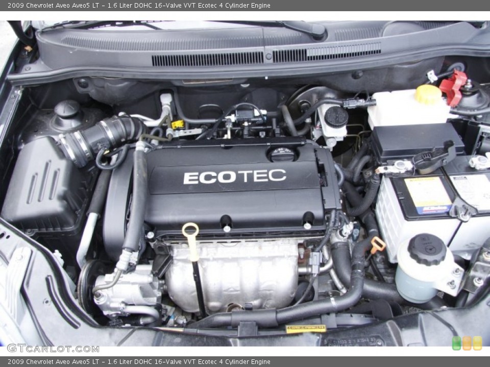 1.6 Liter DOHC 16-Valve VVT Ecotec 4 Cylinder Engine for the 2009 Chevrolet Aveo #57815714