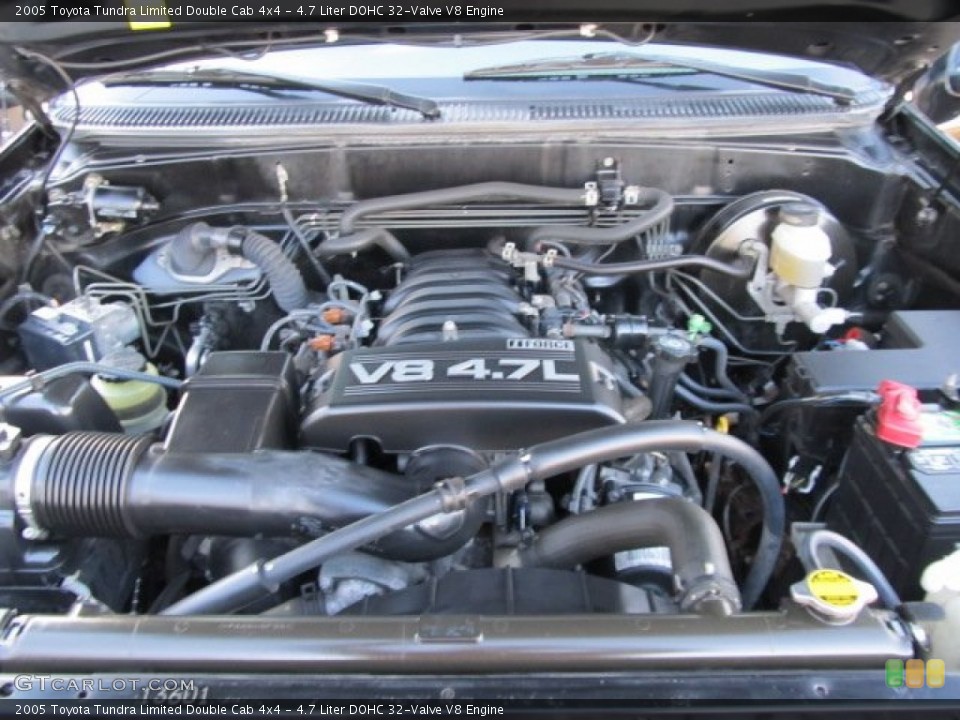 4.7 Liter DOHC 32-Valve V8 Engine for the 2005 Toyota Tundra #57824156