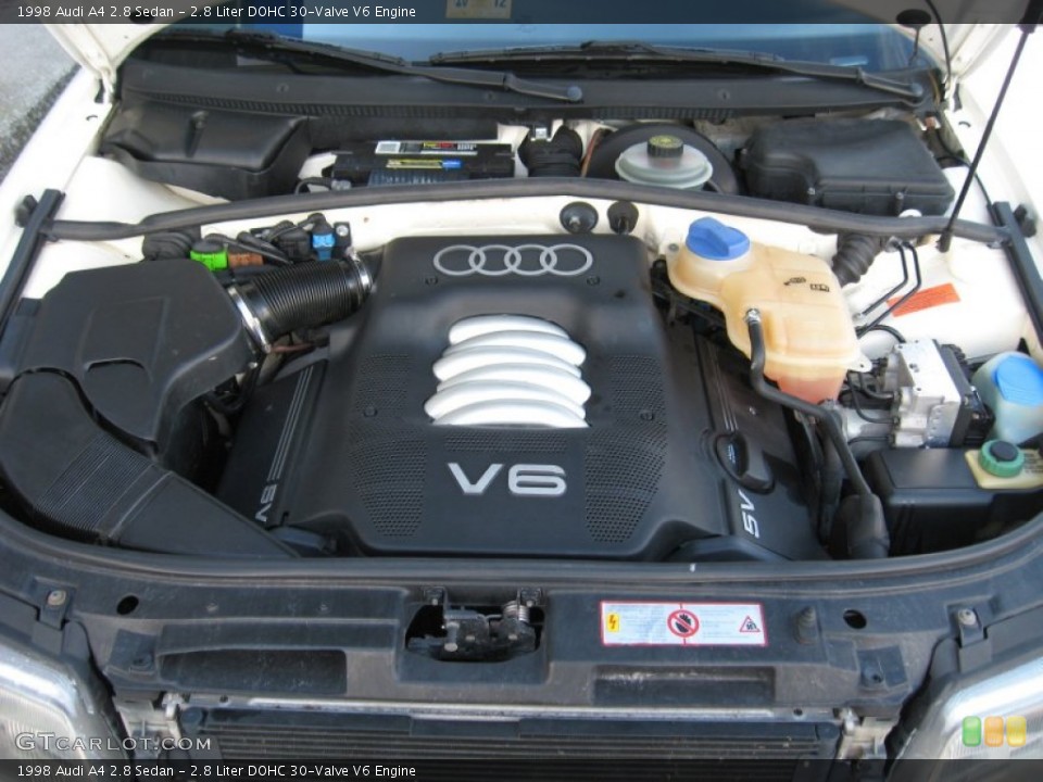 2.8 Liter DOHC 30-Valve V6 Engine for the 1998 Audi A4 #57848906