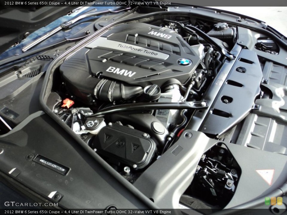 4.4 Liter DI TwinPower Turbo DOHC 32-Valve VVT V8 Engine for the 2012 BMW 6 Series #57857210