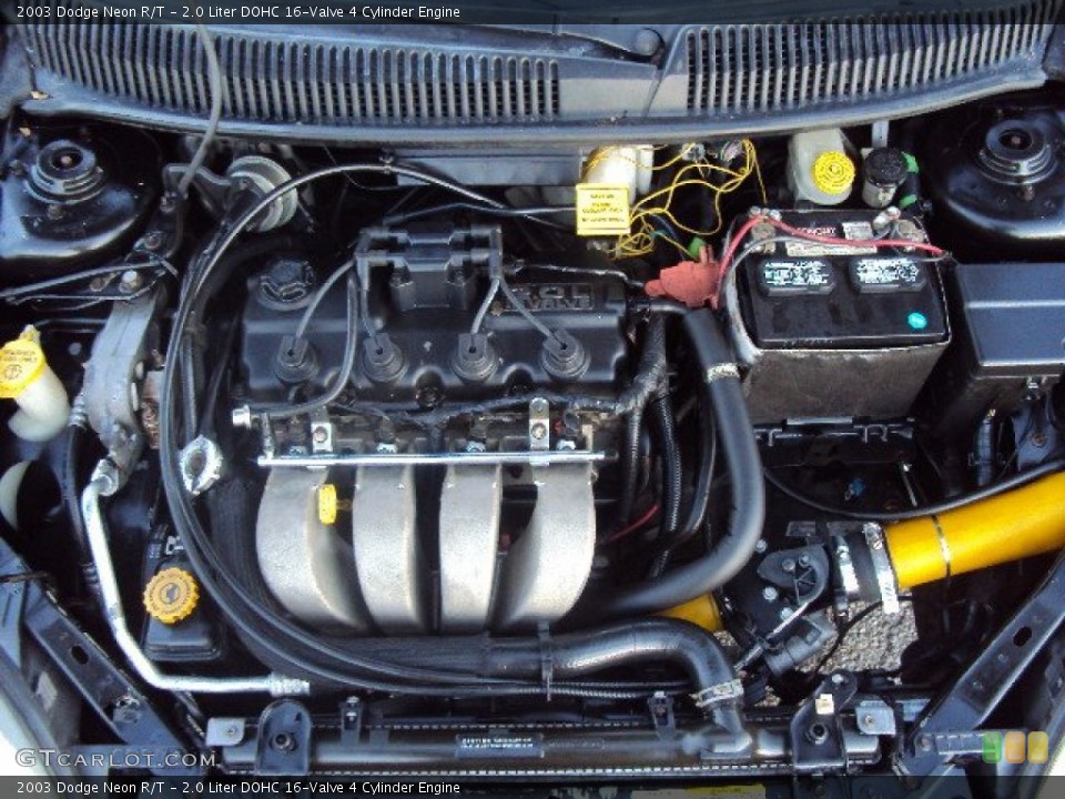 2.0 Liter DOHC 16-Valve 4 Cylinder 2003 Dodge Neon Engine