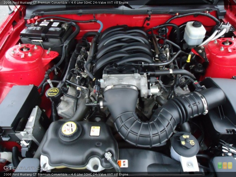 4.6 Liter SOHC 24-Valve VVT V8 Engine for the 2006 Ford Mustang #57885958