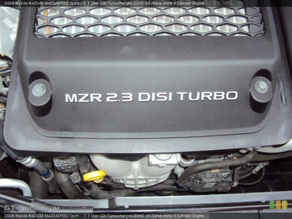 2.3 Liter GDI Turbocharged DOHC 16-Valve Inline 4 Cylinder Engine for the 2008 Mazda MAZDA3 #57886222