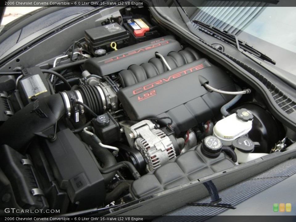 6.0 Liter OHV 16-Valve LS2 V8 Engine for the 2006 Chevrolet Corvette #57889307