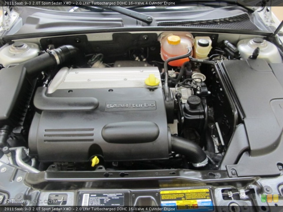 2.0 Liter Turbocharged DOHC 16-Valve 4 Cylinder Engine for the 2011 Saab 9-3 #57893656