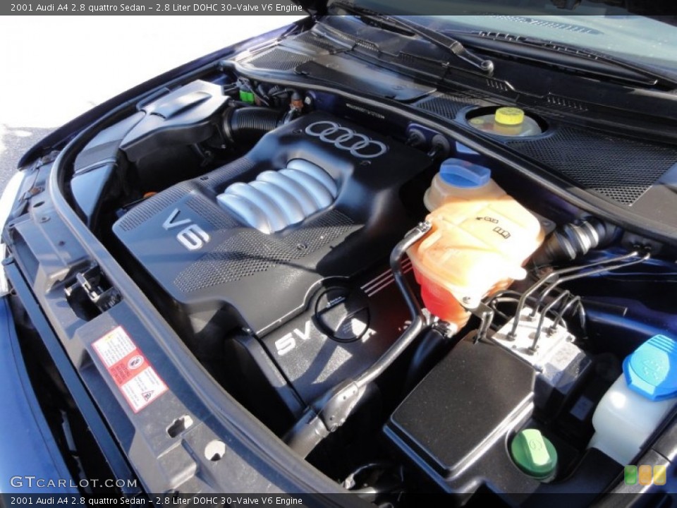 2.8 Liter DOHC 30-Valve V6 Engine for the 2001 Audi A4 #57897187