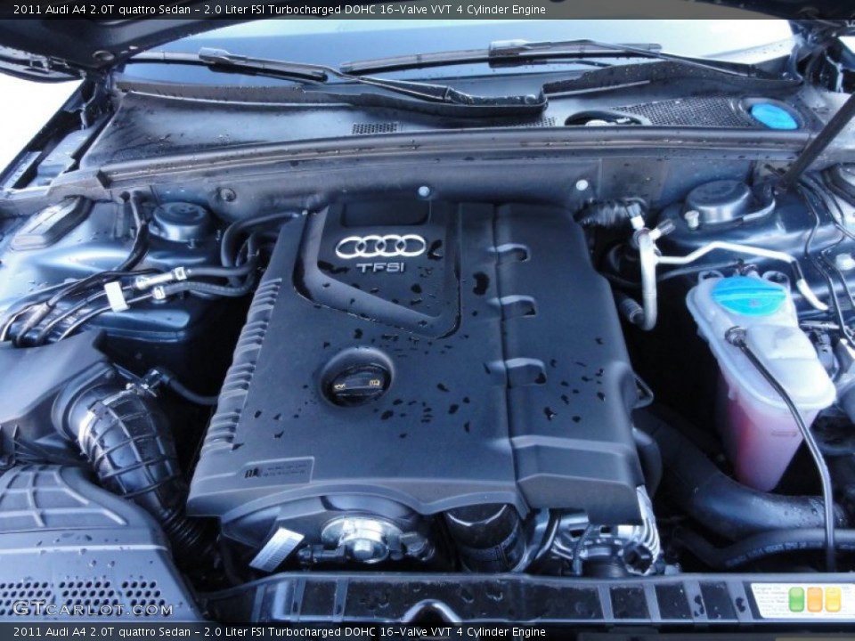 2.0 Liter FSI Turbocharged DOHC 16-Valve VVT 4 Cylinder Engine for the 2011 Audi A4 #57898269