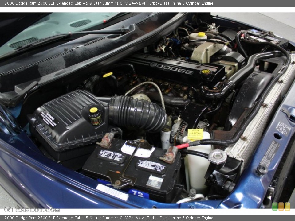 5.9 Liter Cummins OHV 24-Valve Turbo-Diesel Inline 6 Cylinder Engine for the 2000 Dodge Ram 2500 #57903063