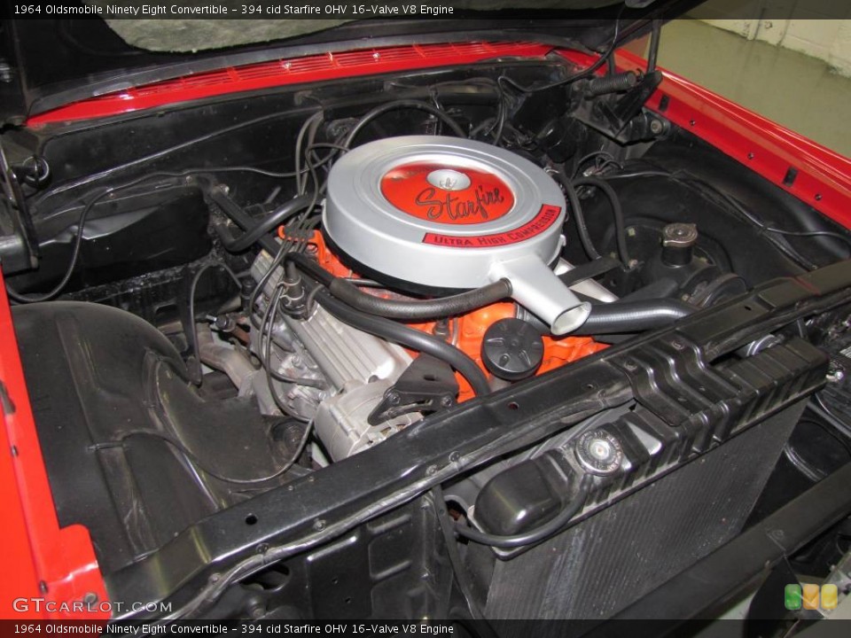 394 cid Starfire OHV 16-Valve V8 Engine for the 1964 Oldsmobile Ninety Eight #57903946