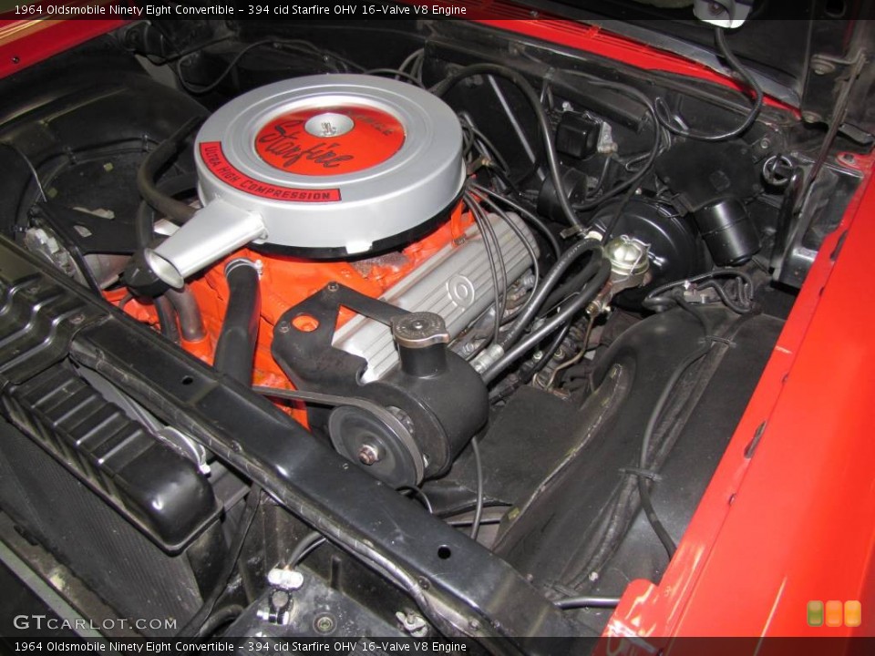 394 cid Starfire OHV 16-Valve V8 Engine for the 1964 Oldsmobile Ninety Eight #57903958