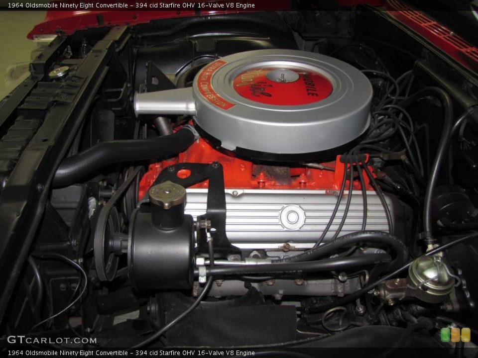 394 cid Starfire OHV 16-Valve V8 Engine for the 1964 Oldsmobile Ninety Eight #57903964