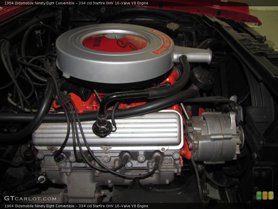 394 cid Starfire OHV 16-Valve V8 Engine for the 1964 Oldsmobile Ninety Eight #57903970