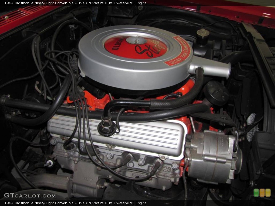 394 cid Starfire OHV 16-Valve V8 Engine for the 1964 Oldsmobile Ninety Eight #57903973