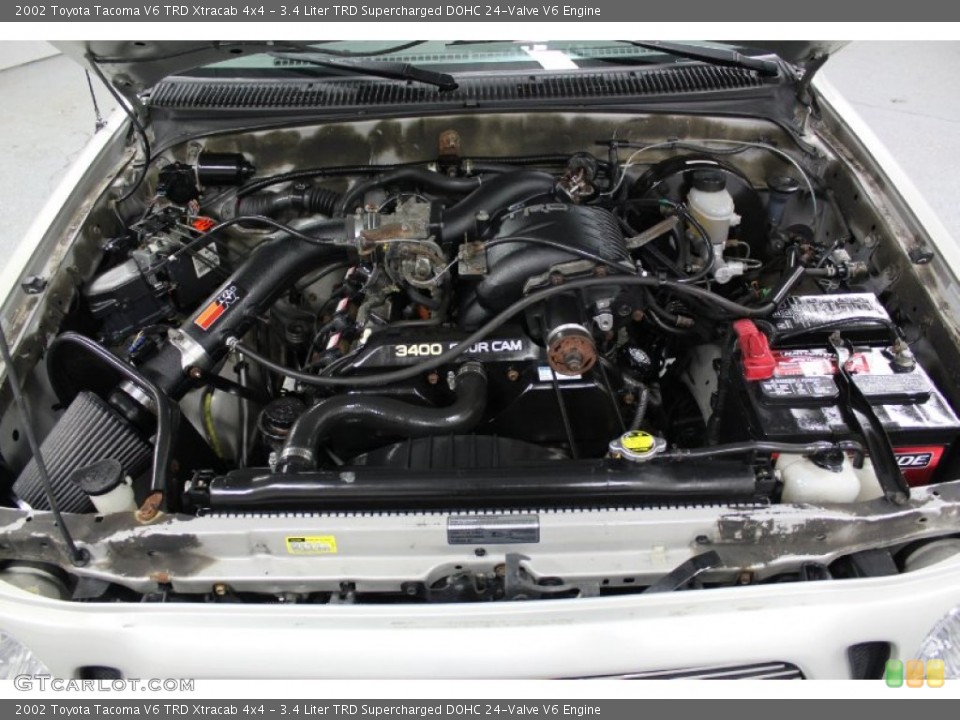3.4 Liter TRD Supercharged DOHC 24-Valve V6 Engine for the 2002 Toyota Tacoma #57906782