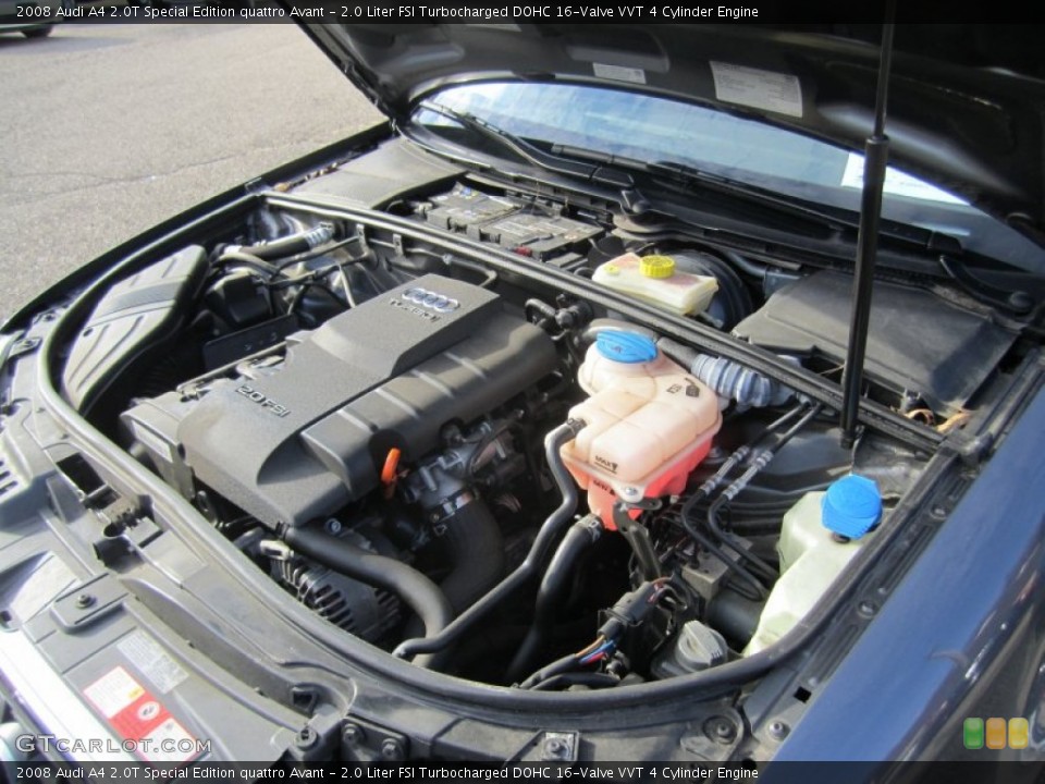 2.0 Liter FSI Turbocharged DOHC 16-Valve VVT 4 Cylinder Engine for the 2008 Audi A4 #57912460