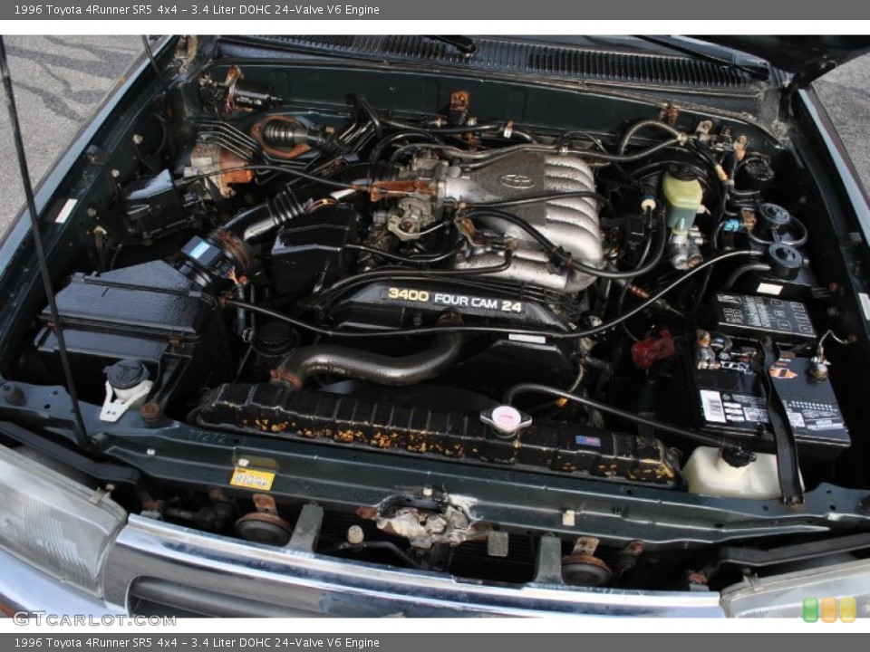 3.4 Liter DOHC 24-Valve V6 Engine for the 1996 Toyota 4Runner #57935793