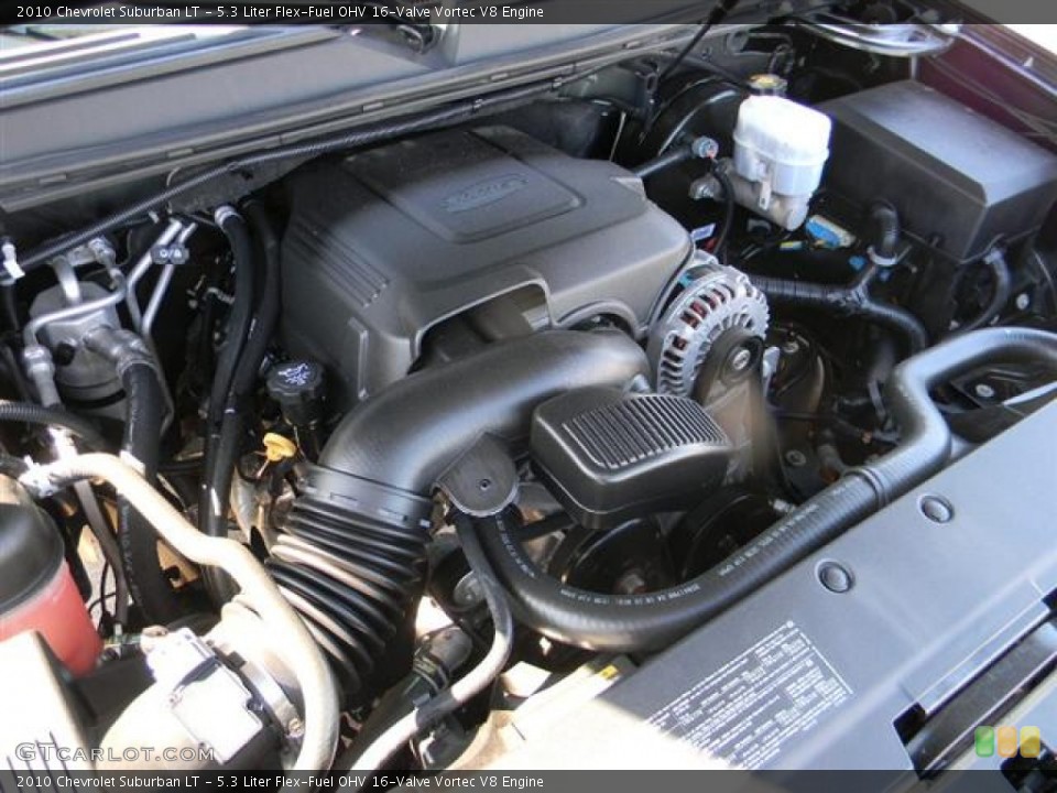 5.3 Liter Flex-Fuel OHV 16-Valve Vortec V8 Engine for the 2010 Chevrolet Suburban #57957868