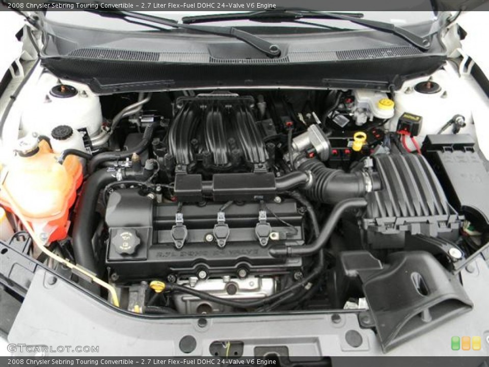 2.7 Liter Flex-Fuel DOHC 24-Valve V6 Engine for the 2008 Chrysler Sebring #57962843