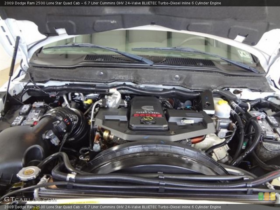 6.7 Liter Cummins OHV 24-Valve BLUETEC Turbo-Diesel Inline 6 Cylinder Engine for the 2009 Dodge Ram 2500 #57975251