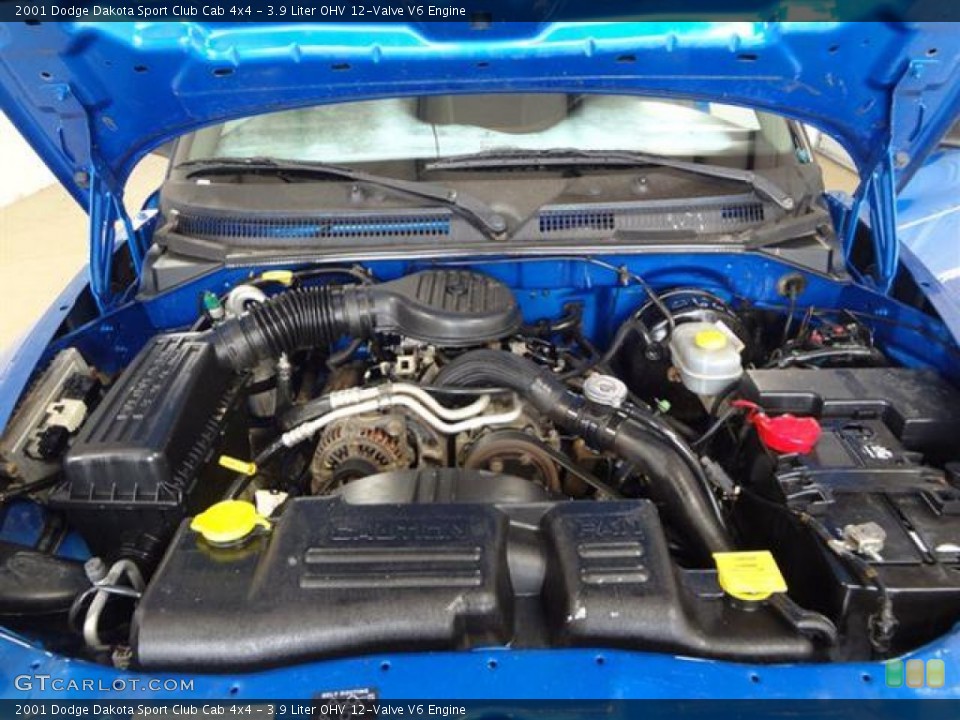 3.9 Liter OHV 12-Valve V6 Engine for the 2001 Dodge Dakota #57976350