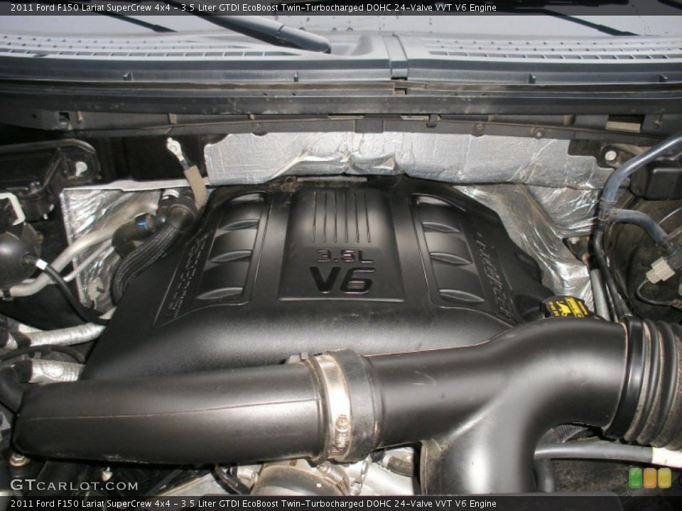 3.5 Liter GTDI EcoBoost Twin-Turbocharged DOHC 24-Valve VVT V6 Engine for the 2011 Ford F150 #57981983