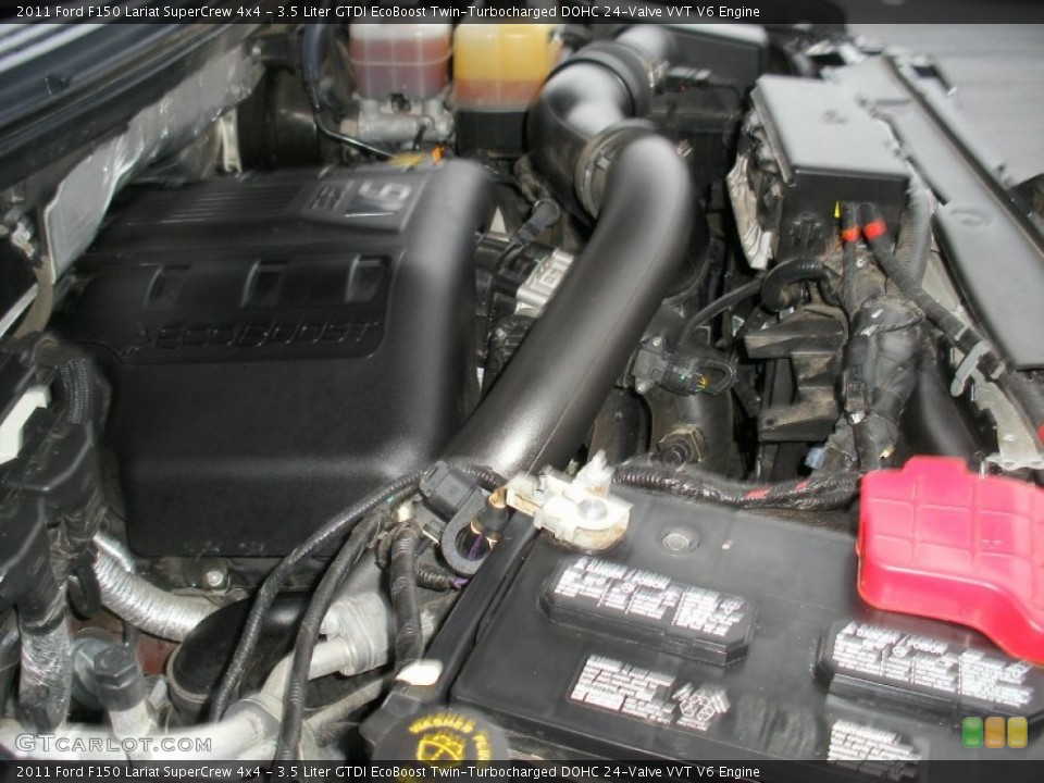 3.5 Liter GTDI EcoBoost Twin-Turbocharged DOHC 24-Valve VVT V6 Engine for the 2011 Ford F150 #57981992