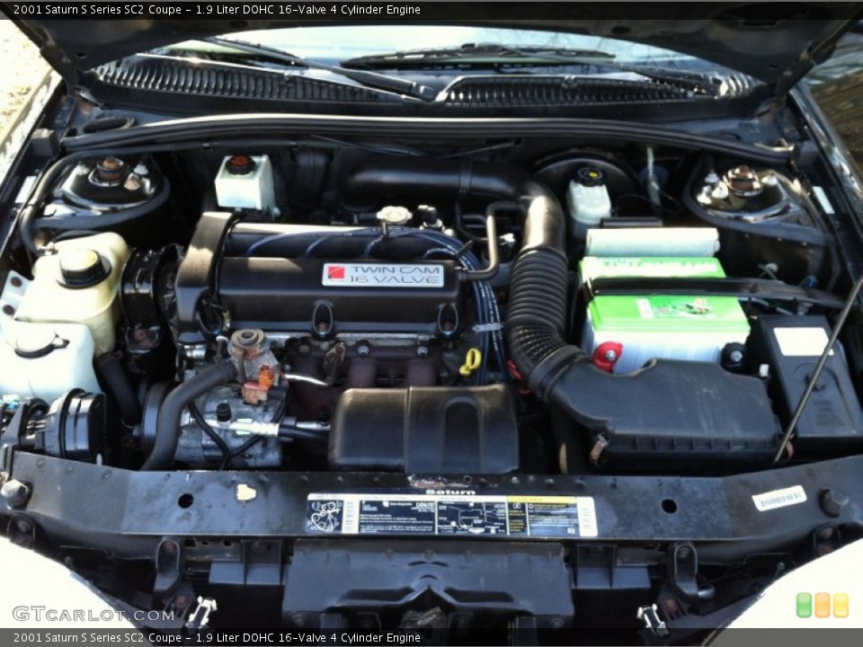 1.9 Liter DOHC 16-Valve 4 Cylinder 2001 Saturn S Series Engine