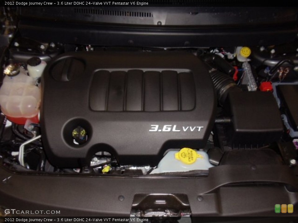 3.6 Liter DOHC 24-Valve VVT Pentastar V6 Engine for the 2012 Dodge Journey #57987320