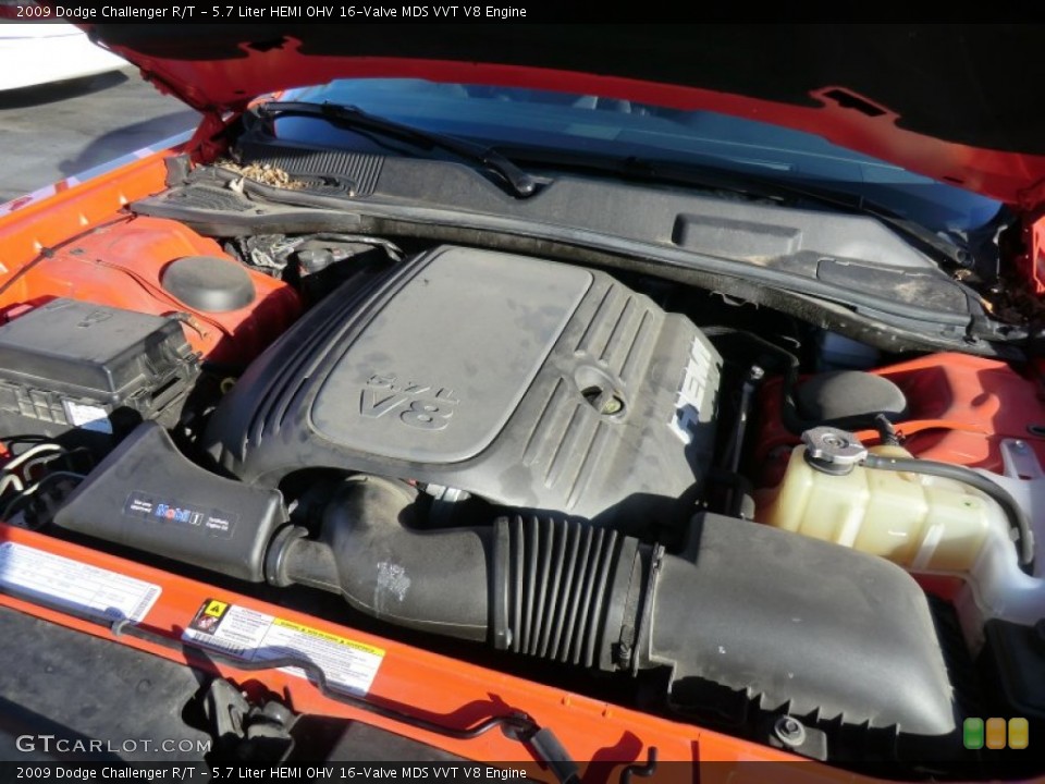 5.7 Liter HEMI OHV 16-Valve MDS VVT V8 Engine for the 2009 Dodge Challenger #57991709