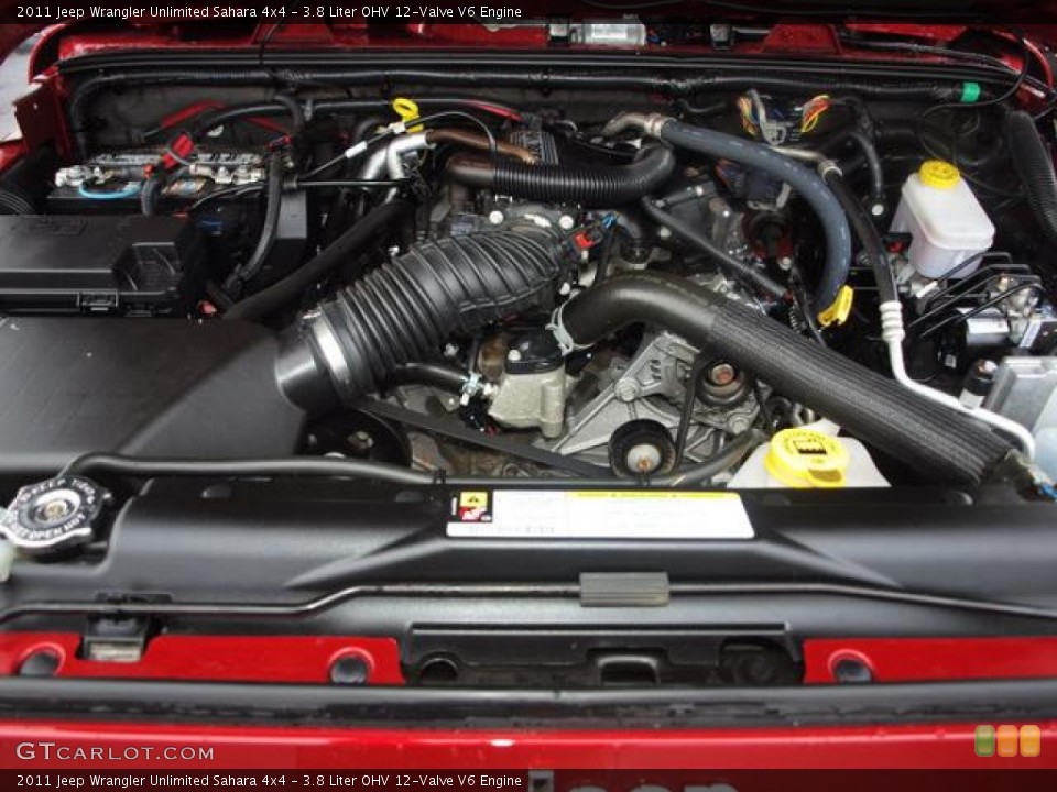 3.8 Liter OHV 12-Valve V6 Engine for the 2011 Jeep Wrangler Unlimited #57993023