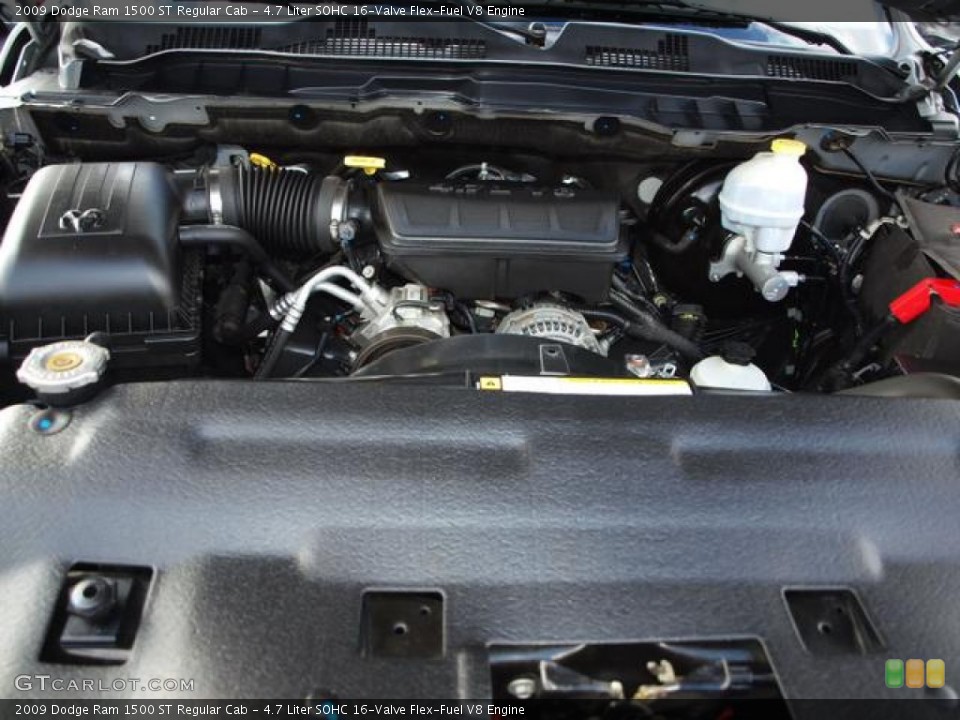 4.7 Liter SOHC 16-Valve Flex-Fuel V8 Engine for the 2009 Dodge Ram 1500 #57993158
