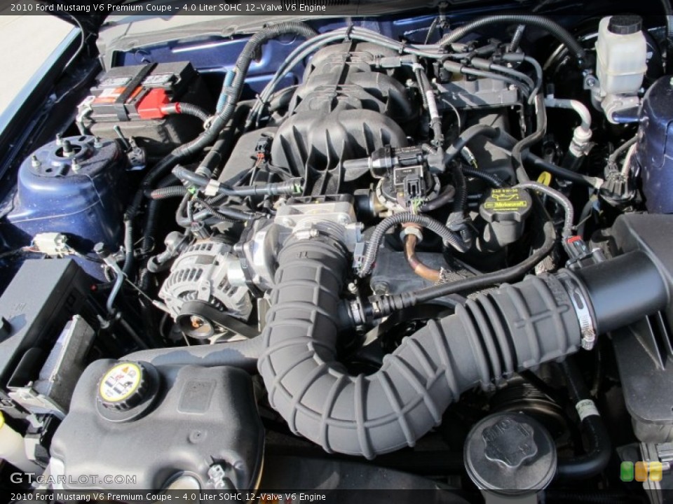 4.0 Liter SOHC 12-Valve V6 Engine for the 2010 Ford Mustang #57997877