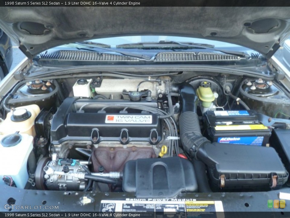 1.9 Liter DOHC 16-Valve 4 Cylinder 1998 Saturn S Series Engine