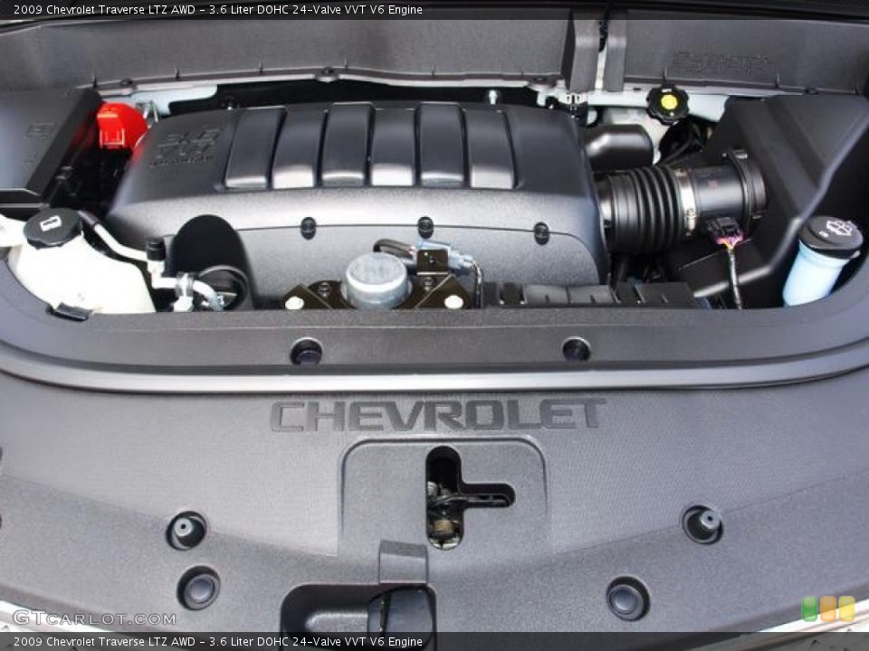 3.6 Liter DOHC 24-Valve VVT V6 Engine for the 2009 Chevrolet Traverse #58004342