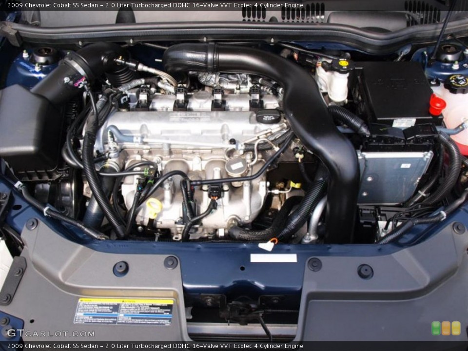 2.0 Liter Turbocharged DOHC 16-Valve VVT Ecotec 4 Cylinder Engine for the 2009 Chevrolet Cobalt #58011044