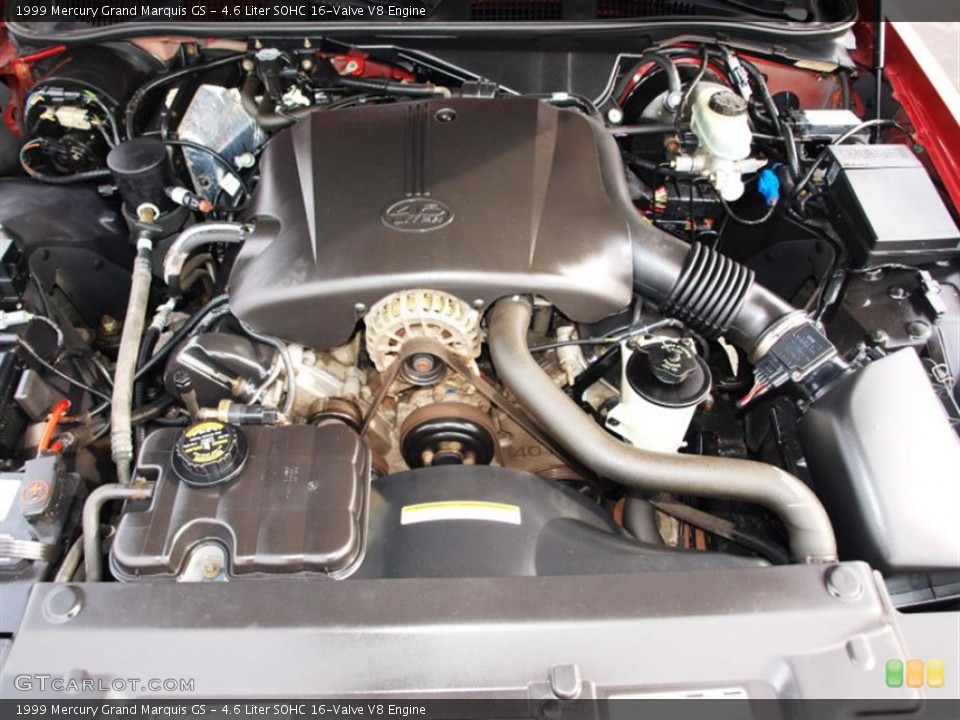 4.6 Liter SOHC 16-Valve V8 1999 Mercury Grand Marquis Engine