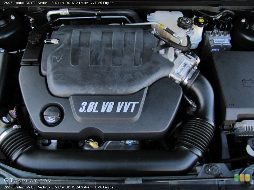 3.6 Liter DOHC 24 Valve VVT V6 Engine for the 2007 Pontiac G6 #58019126