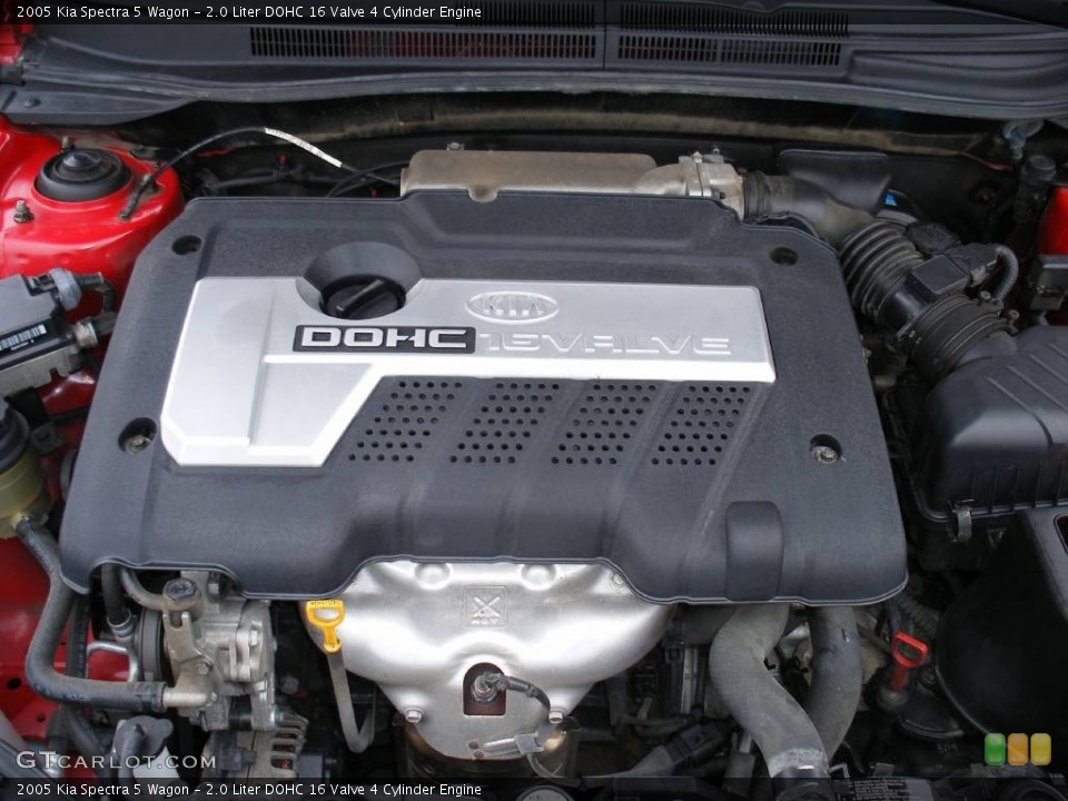 2.0 Liter DOHC 16 Valve 4 Cylinder Engine for the 2005 Kia Spectra #58020308