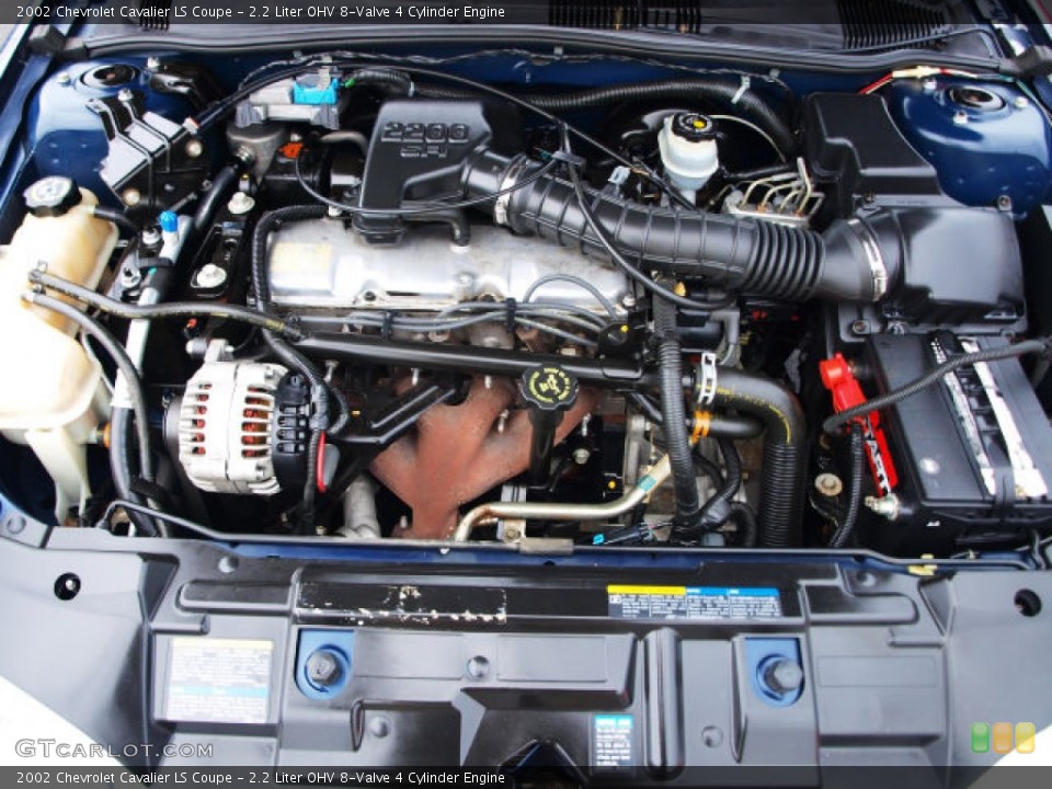 2.2 Liter OHV 8-Valve 4 Cylinder Engine for the 2002 Chevrolet Cavalier #58029122