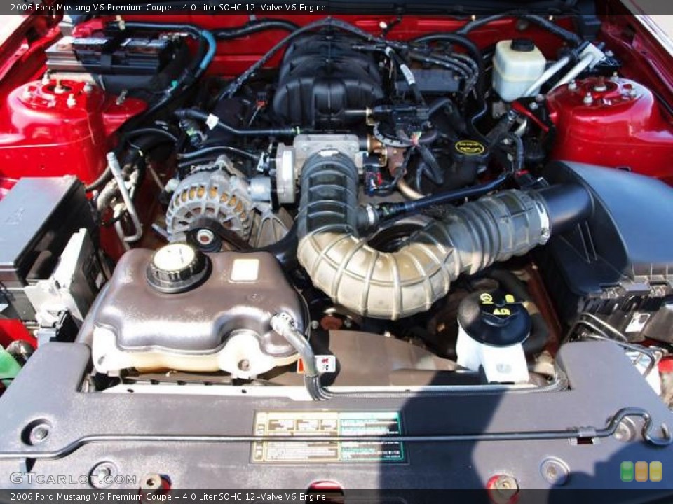 4.0 Liter SOHC 12-Valve V6 Engine for the 2006 Ford Mustang #58030172
