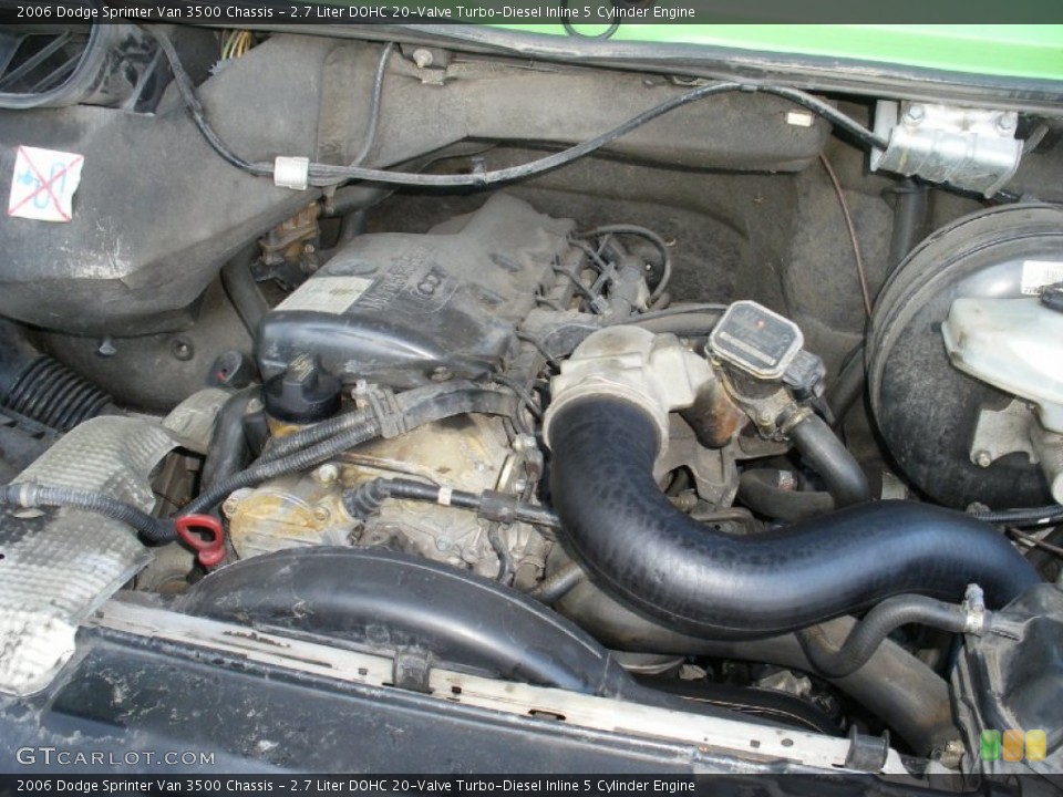 2.7 Liter DOHC 20-Valve Turbo-Diesel Inline 5 Cylinder Engine for the 2006 Dodge Sprinter Van #58031315