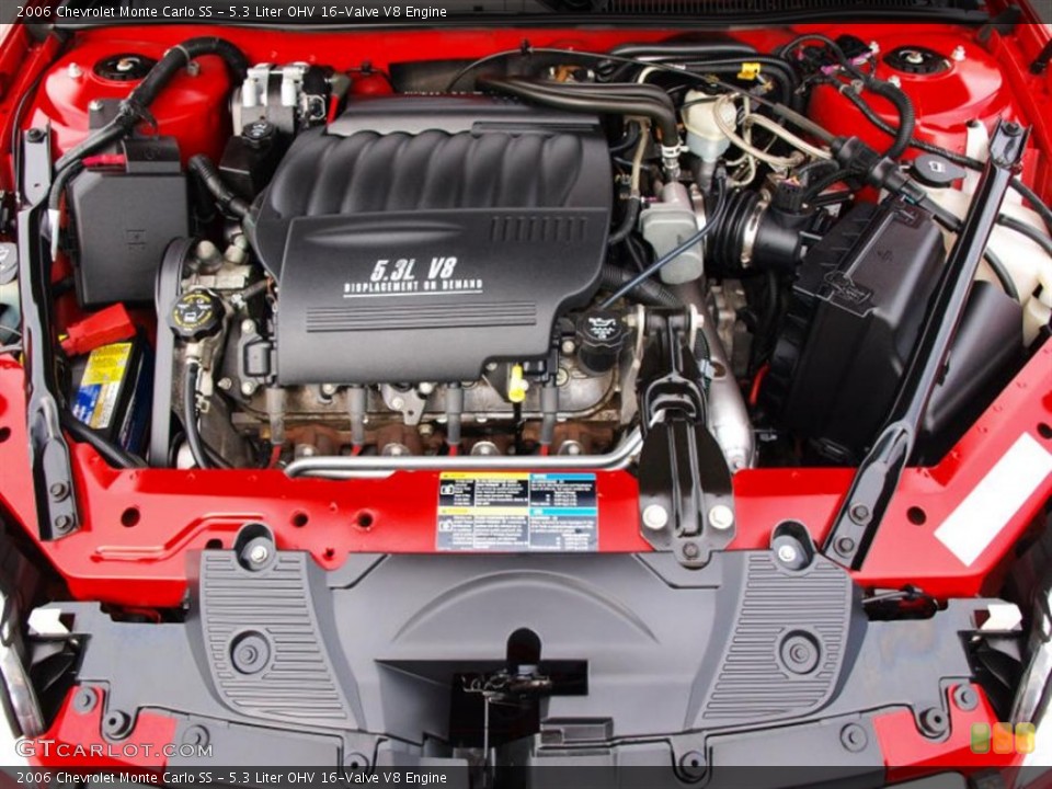 5.3 Liter OHV 16-Valve V8 Engine for the 2006 Chevrolet Monte Carlo #58031369