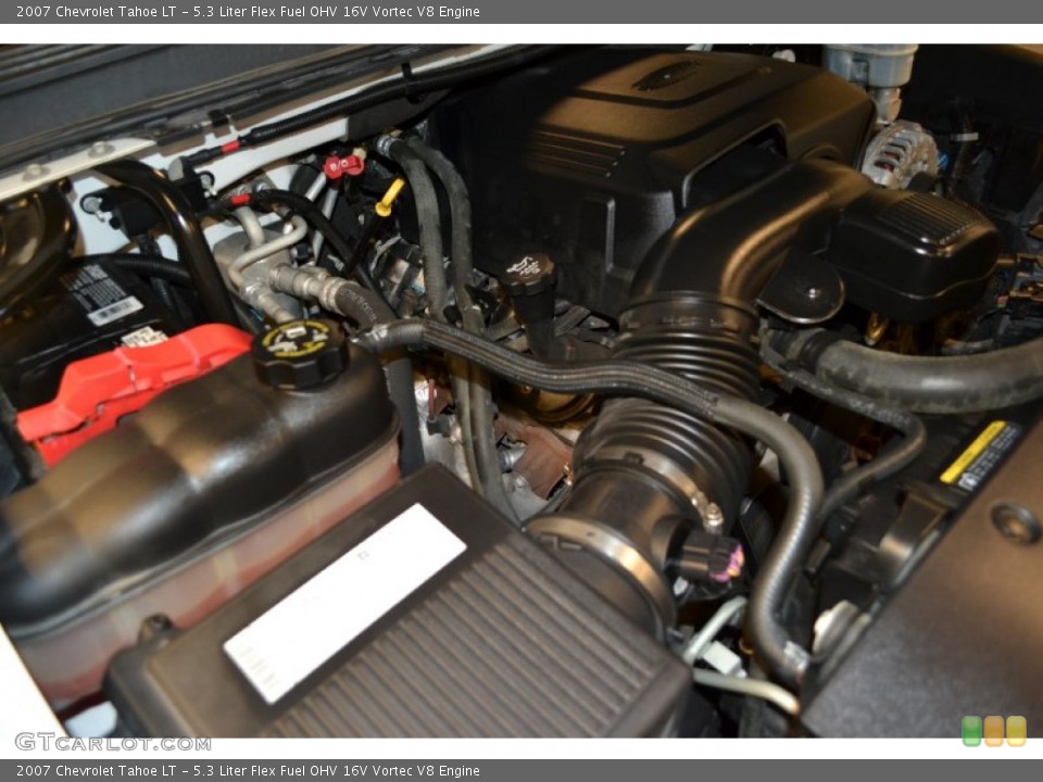 5.3 Liter Flex Fuel OHV 16V Vortec V8 Engine for the 2007 Chevrolet Tahoe #58039353
