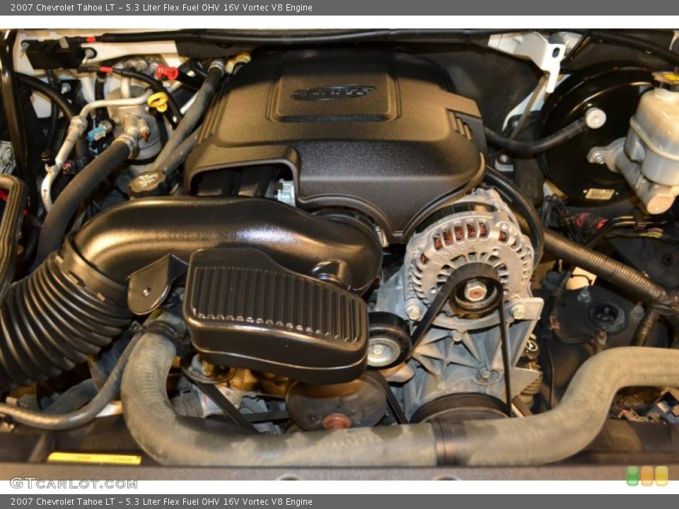 5.3 Liter Flex Fuel OHV 16V Vortec V8 Engine for the 2007 Chevrolet Tahoe #58039362