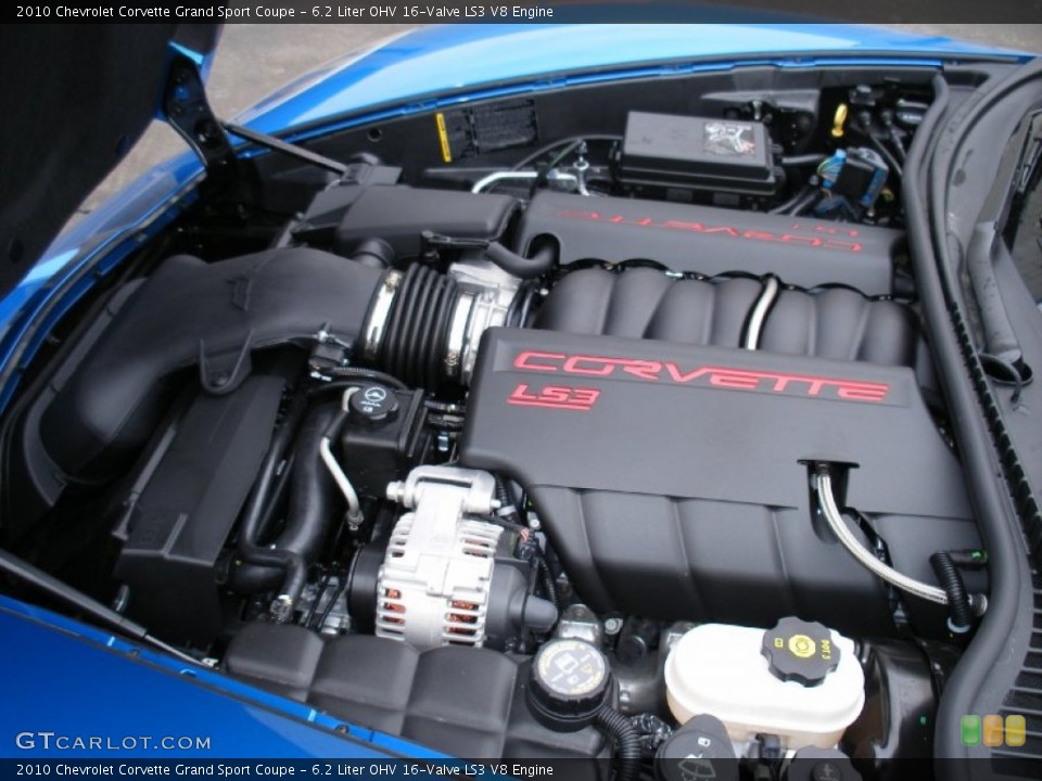 6.2 Liter OHV 16-Valve LS3 V8 Engine for the 2010 Chevrolet Corvette #58039519